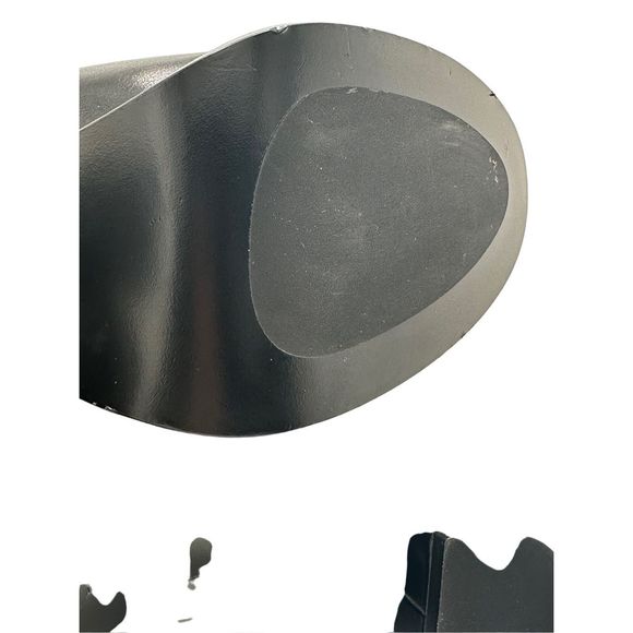 Alexander‎ McQueen Eyelet Black Leather Platform Heeled Boots EU 41.5 Unisex - Picture 11 of 15